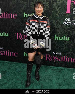 Los Angeles, USA. 06th Oct, 2022. Ashley Yi arrives at the 20th Century Studio's ROSALINE Premiere held at the El Capitan Theater in Hollywood, CA on Thursday, ?October 6, 2022. (Photo By Sthanlee B. Mirador/Sipa USA) Credit: Sipa USA/Alamy Live News Stock Photo