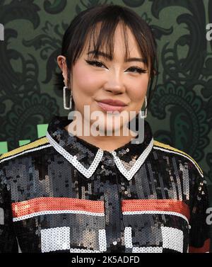 Los Angeles, USA. 06th Oct, 2022. Ashley Yi arrives at the 20th Century Studio's ROSALINE Premiere held at the El Capitan Theater in Hollywood, CA on Thursday, ?October 6, 2022. (Photo By Sthanlee B. Mirador/Sipa USA) Credit: Sipa USA/Alamy Live News Stock Photo