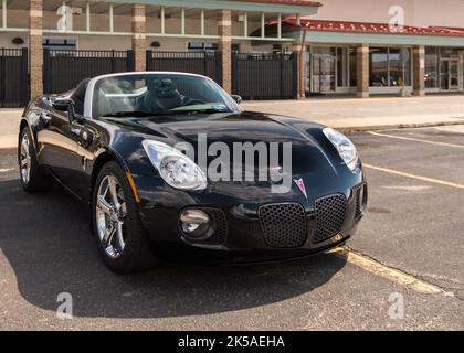 ROYAL OAK, MI/USA - AUGUST 17, 2016: A Pontiac Solstice car, Woodward Dream Cruise. Stock Photo