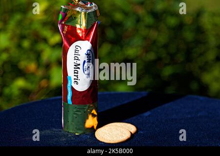 Umea, Norrland Sweden - August 26, 2022: a Swedish package of Marie biscuits Stock Photo