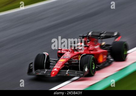 Suzuka, Japan. 7th October 2022. Charles Leclerc (MON) Ferrari F1-75. Japanese Grand Prix, Friday 7th October 2022. Suzuka, Japan. Credit: James Moy/Alamy Live News Stock Photo