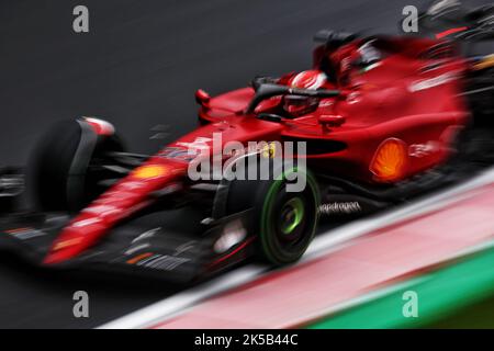 Suzuka, Japan. 7th October 2022. Charles Leclerc (MON) Ferrari F1-75. Japanese Grand Prix, Friday 7th October 2022. Suzuka, Japan. Credit: James Moy/Alamy Live News Stock Photo