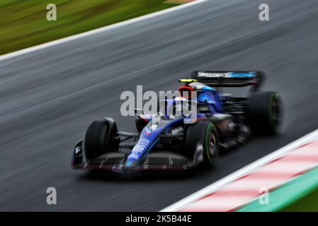 Suzuka, Japan. 7th October 2022. Nicholas Latifi (CDN) Williams Racing FW44. Japanese Grand Prix, Friday 7th October 2022. Suzuka, Japan. Credit: James Moy/Alamy Live News Stock Photo