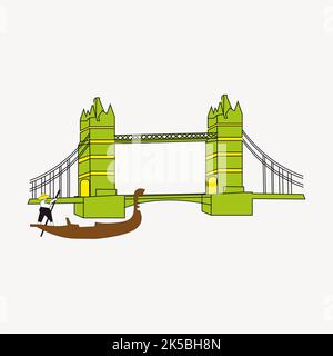 Vector illustration of Tower Bridge Stock Vector Image & Art - Alamy