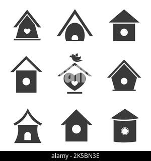 vector illustration of a tree with bird houses Stock Vector Image & Art ...