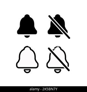 Bell icon set. high quality icons suitable for internet graphic assets, web design, apps, ui, print media, etc. EPS 10 vector line icon Stock Vector