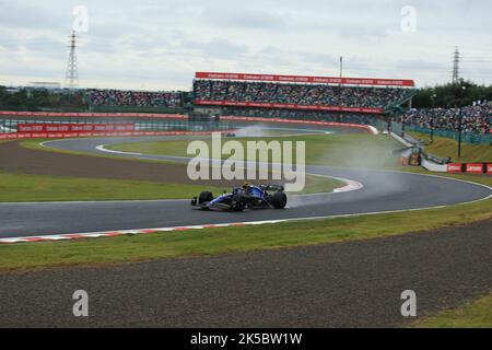 7th October 2022; Suzuka Circuit, Ino, Suzuka City, Mie Prefecture, Japan: FIA F1 Grand Prix of Japan, Free practice day; Williams Racing, Nicholas Latifi Stock Photo