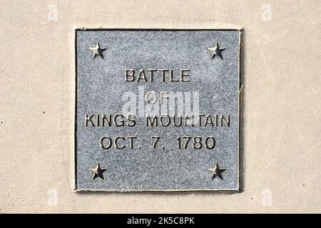 Kings Mountain, Oct 7, 1780