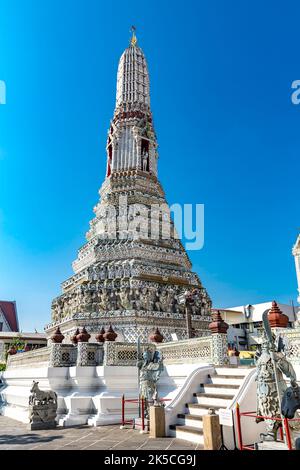Small Tower, Wat Arun, Temple of Dawn, Bangkok, Thailand Stock Photo