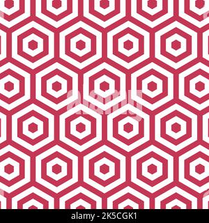 Honeycomb Hexagon Geometric Mosaic Pattern Stock Vector