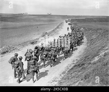 The German Spring Offensive, March-july 1918 Stock Photo