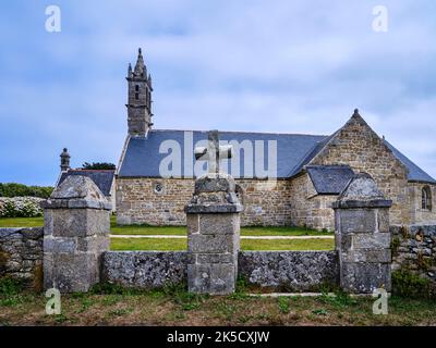 Chapelle Saint-Michel in Plouguerneau, Brittany, France Stock Photo