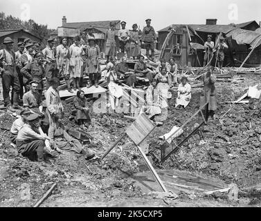 The German Spring Offensive, March-july 1918 Stock Photo