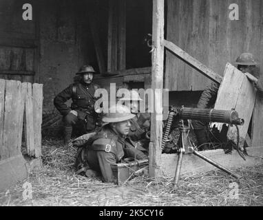 The German Spring Offensive, March-july 1918 Stock Photo