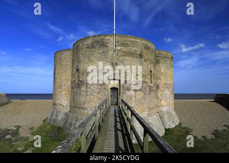 The Martello Tower, Aldeburgh town, Suffolk, East Anglia, England Stock Photo