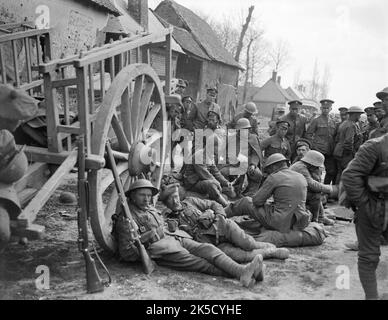 The German Spring Offensive, March-july 1918 Stock Photo