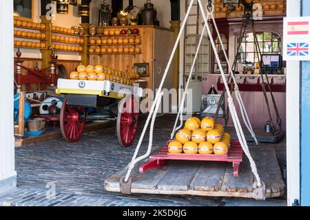 Netherlands, Edam, Jan Nieuwehuizenplein, De Kaaswaag, historical cheese store Stock Photo