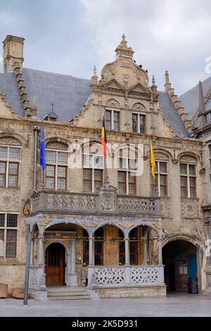 City Hall, Veurne, West Flanders, Flanders, Belgium Stock Photo