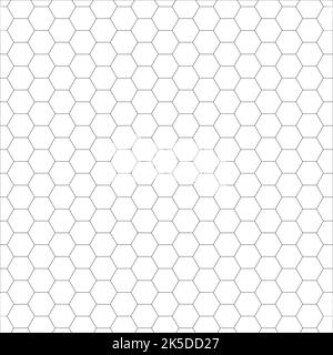 Honeycomb, seamless texture, equilateral hexagons, vector pattern Stock Vector