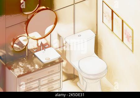 Anime Bathroom Wallpapers - Top Free Anime Bathroom Backgrounds -  WallpaperAccess