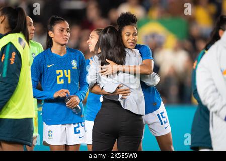 Oslo, Norway. 07th Oct, 2022. Tainara (15) of Brazil seen after the Women's football friendly between Norway and Brazil at Ullevaal Stadion in Oslo. (Photo Credit: Gonzales Photo/Alamy Live News Stock Photo