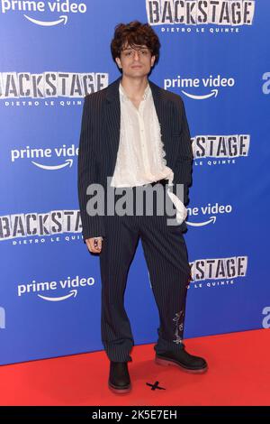 Rome, Italy. 07th Oct, 2022. Riccardo Suarez attends the red carpet of the movie 'Backstage-Dietro le quinte' at Cinema Adriano. Credit: SOPA Images Limited/Alamy Live News Stock Photo