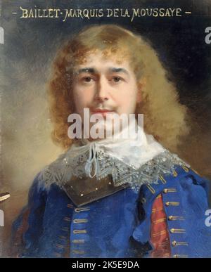 Portrait de Georges Baillet, soci&#xe9;taire de la Com&#xe9;die-Fran&#xe7;aise dans le r&#xf4;le du Marquis de la Moussaye dans &quot;Mademoiselle du Vigean&quot;, c1884. Stock Photo