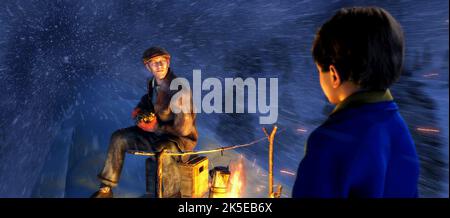 THE HOBO, HERO BOY, THE POLAR EXPRESS, 2004 Stock Photo