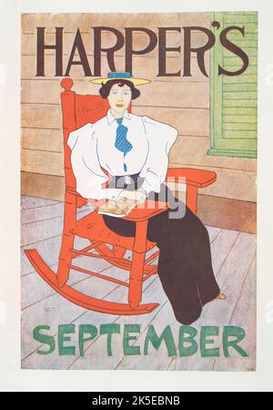 Harper's September, c1894. [Publisher: Harper Publications; Place: New York] Stock Photo