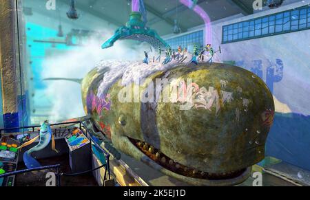 WHALE WASH SCENE, SHARK TALE, 2004 Stock Photo