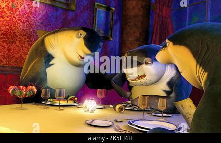 DON LINO, FRANKIE, LENNY, SHARK TALE, 2004 Stock Photo