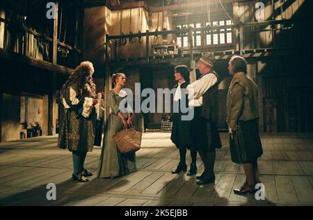 RICHARD GRIFFITHS, CLAIRE DANES, BILLY CRUDUP, TOM WILKINSON, STAGE BEAUTY, 2004 Stock Photo