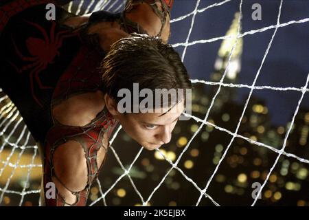 TOBEY MAGUIRE, SPIDER-MAN 2, 2004 Stock Photo