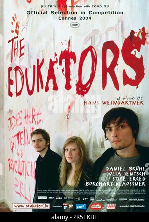 STIPE ERCEG, JULIA JENTSCH, DANIEL BRÜHL POSTER, THE EDUKATORS, 2004 Stock Photo