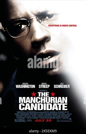 DENZEL WASHINGTON, THE MANCHURIAN CANDIDATE, 2004 Stock Photo