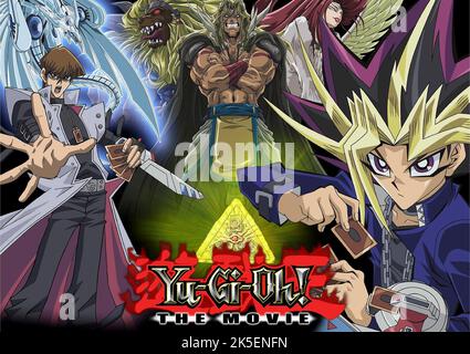 BLUE-EYES SHINING DRAGON, KAIBA, ANDRO SPHINX, ANUBIS, SPHINX TELEIA, YUGI, YU-GI-OH! THE MOVIE, 2004 Stock Photo