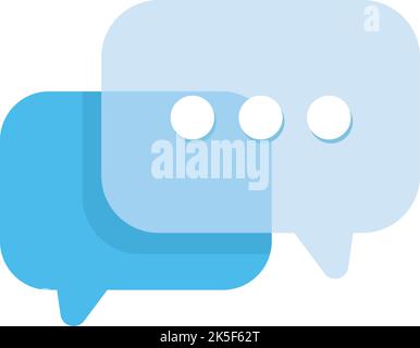 glassmorphism speech balloons Stock Vector