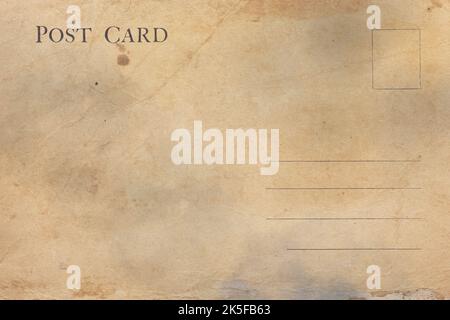 Back of airmail blank postcard Stock Photo - Alamy