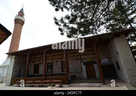 Ulu Mosque, located in Suhut, Turkey, was built during the Seljuk period. Stock Photo