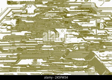 Motherboard digital chip. Computer and electronics modern background. Electronic circuit grunge background. Stock Photo