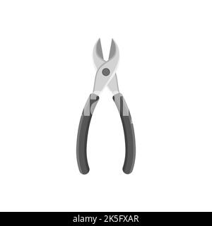 Side cutter icon. Repair tool illustration. Stock Vector