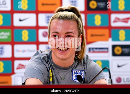 File photo dated 18-07-2022 of Lauren Hemp, whose performance Sarina Wiegman praised in an adjusted role after the forward's goal helped England beat the United States 2-1 in Friday's friendly at Wembley. Issue date: Saturday October 8, 2022. Stock Photo