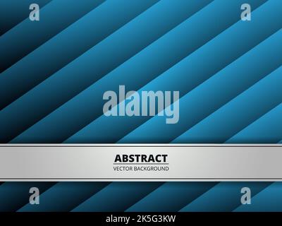 Abstract blue geometric gradient background with light. Modern vector design template for use element modern banner, card, cover, wallpaper and more. Stock Vector