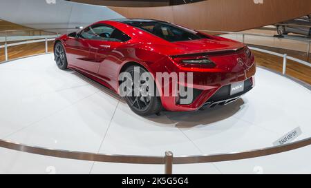 CHICAGO, IL/USA - FEBRUARY 13, 2015: 2016 Acura NSX car, Chicago Auto Show (CAS). Stock Photo