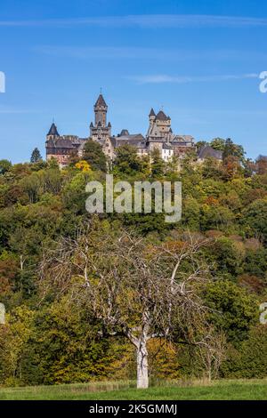 Braunfels Castle aka Schloss Braunfels, Braunfels, Hesse, Germany Stock Photo