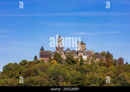 Braunfels Castle aka Schloss Braunfels, Braunfels, Hesse, Germany Stock Photo