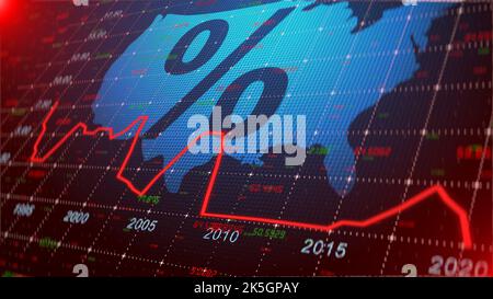 Us Interest Rates Graphics United States interest rates, illustration Stock Photo - Alamy