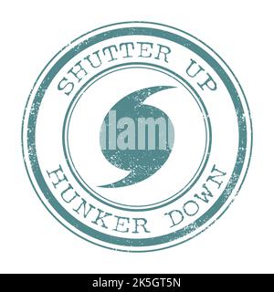 Hurricane grunge rubber stamp on white background, vector illustration ...