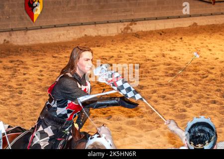 medieval times, toronto,canada Stock Photo