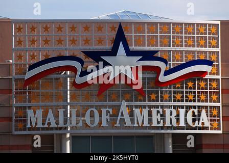 Mall of America, the Largest Shopping Mall in the United States Stock Photo